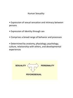 Understanding the Sexual Self | PDF | Sexual Arousal | Human Sexuality