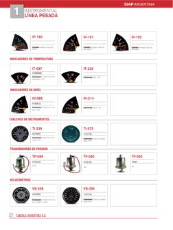 TANSOLA ARGENTINA S.A.
02
1
SIAPARGENTINA
IN-085
INDICADORES DE NIVEL
Camiones: 619/697/673/150 
Mod. 1978
4190810
IN-214
Cam