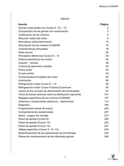 Motores CURSOR 
 
 
 
1 
 
 
INDICE 
 
Asunto 
Página
Gamas motorizadas con Cursor 8 –10 – 13 
2
Composición de las gamas c