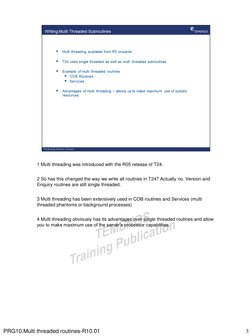 T24 Multithread Routine Sample Multi-Threading in T24 Routines | PDF | Subroutine | Thread (Computing)