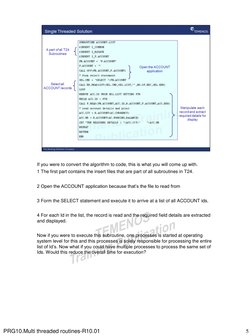 T24 Multithread Routine Sample Multi-Threading in T24 Routines | PDF | Subroutine | Thread (Computing)