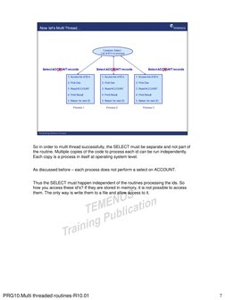 T24 Multithread Routine Sample Multi-Threading in T24 Routines | PDF | Subroutine | Thread (Computing)