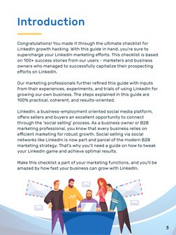 LinkedIn Growth Hacking Checklist | PDF | Linked In | Marketing