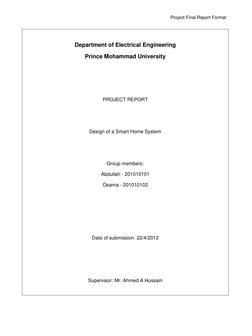 Final Year Project Report Template | PDF | Project Management ...