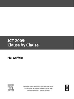 JCT 2005: 
Clause by Clause       
Amsterdam • Boston • Heidelberg • London • New York • Oxford 
Paris • San Diego • San Fra