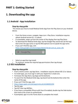 SmilePh App Installation Guide | PDF | Ios | Mobile App