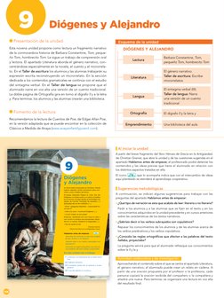 9
Diógenes y Alejandro
Su fama había traspasado las fronteras. Desde 
lugares alejados venían extranjeros para con-
sultar a