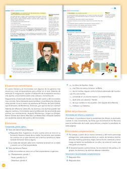 112
158
9
UNIDAD
159
5 Lee este texto y realiza las actividades:
a) Resume este breve fragmento de una obra del 
premio Nobel