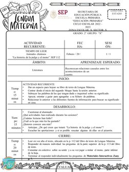 LOGO DEL
ESTADO
SECRETARIA DE
EDUCACIÓN PÚBLICA
ESCUELA PRIMARIA
“EDUCACIÓN PRIMARIA”
CICLO ESCOLAR 2022 –
2023
ZONA ESCOLAR: