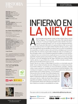 editorial
Isabel Margarit, directora
PORTADA Soldado de  
una patrulla alemana en el 
perímetro de una fábrica 
abandonada. S