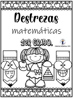 Destrezas
matemáticas
1er grado. Material didáctico HERI
