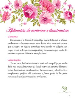 Aplicación de contorno e iluminacion 
      
10 
El contorno: 
     Contornear es la técnica de maquillaje mediante la cual s