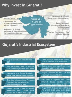 Gujarat Industrial Development Overview | PDF | Gujarat | Infrastructure