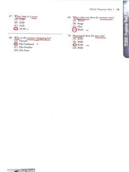 TOEIC Listening Practice Test 1 | PDF