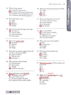 TOEIC Listening Practice Test 1 | PDF