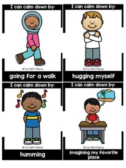 Free Printable Calming Strategies Cards | PDF | Lifestyle