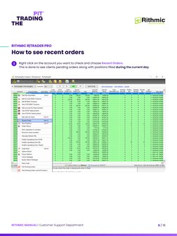Order Type Ioc Rithmic Rithmic Trader Pro User Manual | PDF | Customer | Computing