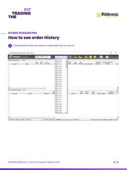 Order Type Ioc Rithmic Rithmic Trader Pro User Manual | PDF | Customer | Computing