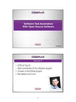 Open Source Software Test Automation | PDF | Computing | Software ...