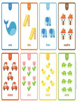 uno
1
cinco
5
2
dos
seis
6
3
tres
siete
7
4
cuatro
ocho
8
W W W . S P A N I S H M A M A . C O M
