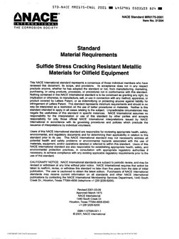 Nace MR0175-01 | PDF