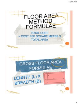 Floor Area Calculation and Cost Estimation | PDF | Area