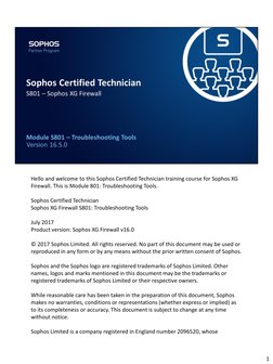 Sophos XG Firewall Troubleshooting Guide | PDF | Transmission Control ...