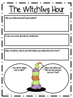 2013 Copyright Renee Smalley
Make a prediction, what do you think Sophie sees walking down the street?
6
The Witching Hour
Wh