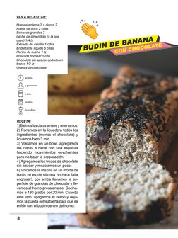 RECETA:
1) Batimos las claras a nieve y reservamos.
2) Ponemos en la licuadora todos los 
ingredientes (menos el chocolate) y