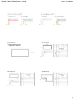 Girth Calculations in Quantity Surveying | PDF | Length | Building ...
