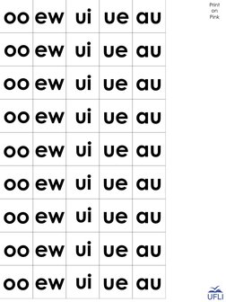 Printable UFLI Word Work Mat | PDF | Graphemes | Linguistics