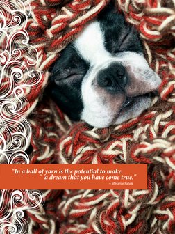 “In a ball of yarn is the potential to make
a dream that you have come true.”