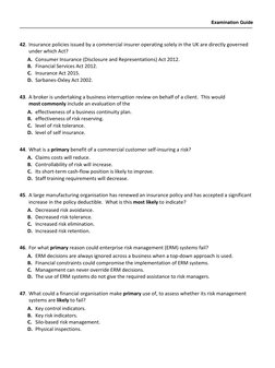 Risk Management Exam Questions Guide | PDF | Risk | Risk Management