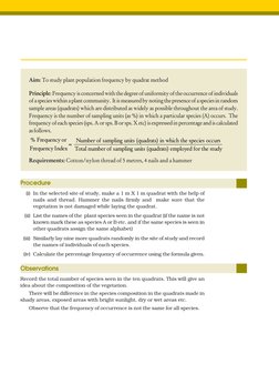 Plant Population Density by Quadrat Method | PDF | Density | Population