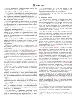 ASTM-D3441-16 Mechanical Cone Penetration Test of Soil | PDF | Friction