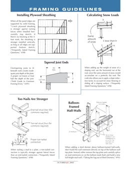 Framing Guidelines and Notching Rules | PDF | Framing (Construction ...