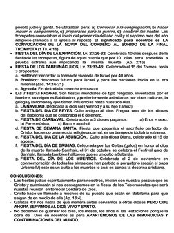 pueblo judío y gentil. Se utilizaban para: a) Convocar a la congregación, b) hacer 
mover el campamento, c) prepararse para l
