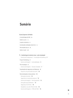 iii
Sumário
Escola Superior de Redes
A metodologia da ESR ix
Sobre o curso x
A quem se destina x
Convenções utilizadas neste