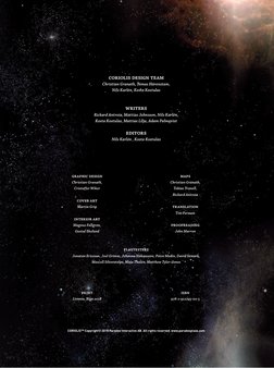 coriolis design team
Christian Granath, Tomas Härenstam,
Nils Karlén, Kosta Kostulas
writers
Rickard Antroia, Mattias John