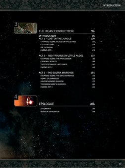 INTRODUCTION
96
ACT 1 – LOST IN THE JUNGLE
100
STARTING SCENE: BLOOD ON THE LEAVES
100
EYES AND EARS
108
ON THE BRINK