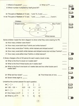 Bond 11+ Math Assessment Papers 9-10 Years Book 1 With Answers Grade 5 ...