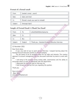 SPM Email Writing Guide and Examples | PDF | International Student ...