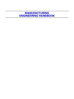 MANUFACTURING 
ENGINEERING HANDBOOK (http://dx.doi.org/10.1036/0071398252)

