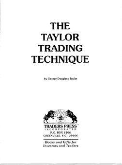The Taylor Trading Technique 洋書投資本 1.jpeg