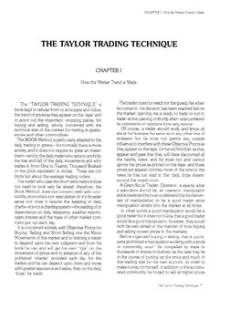 George D Taylor The Taylor Trading Technique | PDF