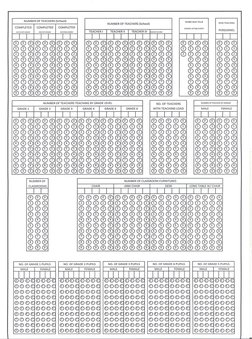 Printable Nat Answer Sheet.pdf NAT Answer Sheets and School Header For g3 g6 Y4 PDF | PDF