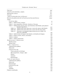 Opciones 
lxiii 
Clasificación detallada y amplia 
lxiv 
Bibliografía selecta 
lxiv 
Glosario 
lxvii 
Indice a la Introducció