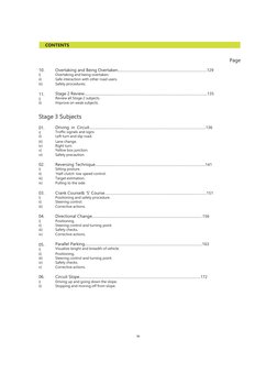 CONTENTS
iv
Page
10.
Overtaking and Being Overtaken..........................................................................