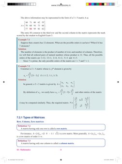 11th Maths Vol2 EM WWW - Tntextbooks.in | PDF | Matrix