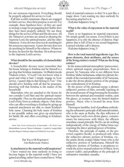 nityaà bhägavata-sevayä                                                      Issue no 176, Page—7
www.ibmedu.org